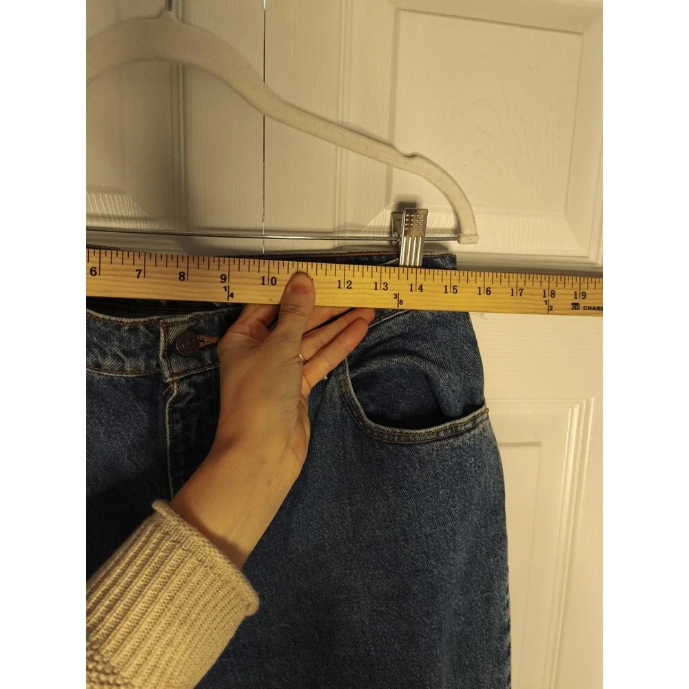 Levi's 551 Size 14 MED Relaxed Fit Tapered Leg MOM Jeans Women's Vintage 90s‎